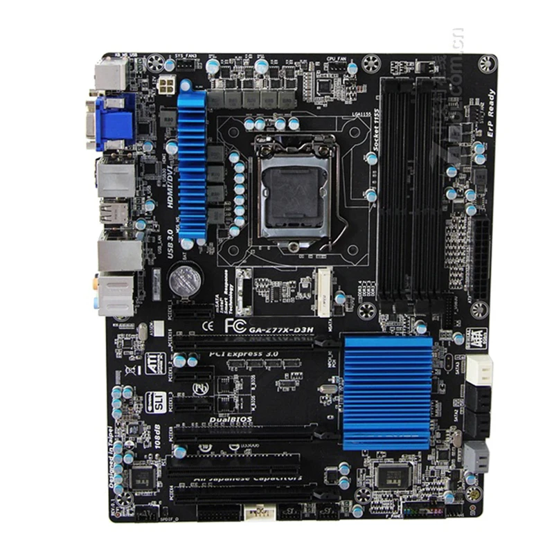 

For Gigabyte GA-Z77X-D3H Desktop motherboard Intel Z77 chipset LGA 1155 ATX DDR3 32GB SATA3.0 USB3.0 100% tested intact