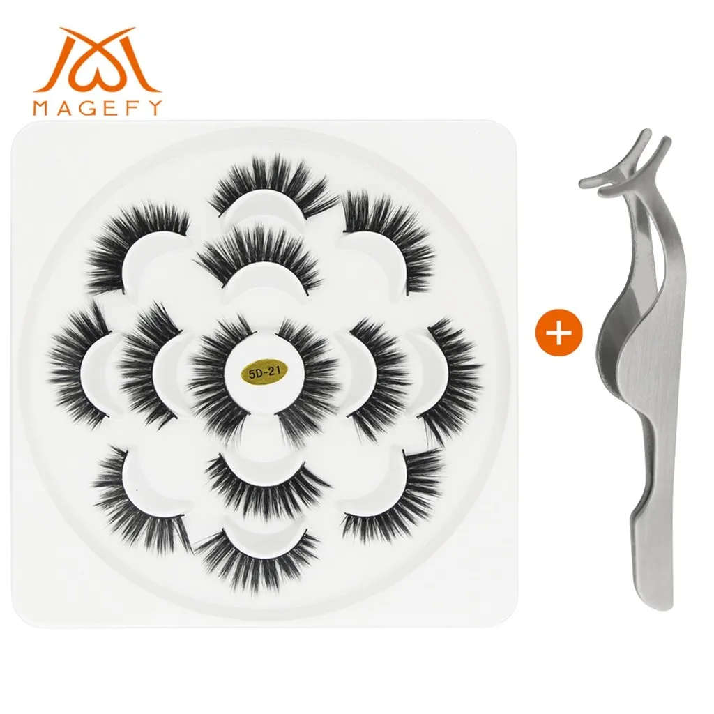 7 пар ресниц макияж maquiagem lashes maquillaje make up maquillage faux cils накладные ресницы для волос Z4
