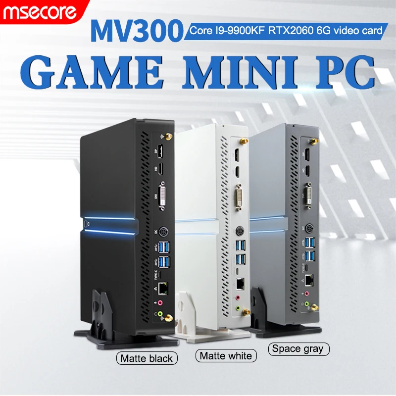 Игровой мини ПК MSECORE I9 9900KF RTX2060 6 ГБ DDR4 linux intel Windows 10 HTPC DP HDMI2.0|Мини ПК| |