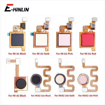 

Back Home Return Button Key Fingerprint Connection Sensor Scanner Connector Flex Cable Touch ID Parts For Xiaomi Mi A1 A2 Lite