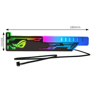 

LED Acrylic Graphics Card Bracket Use for Brace GPU RGB Sync Light Use Fix Video DIY Computer Game Chassis SP99