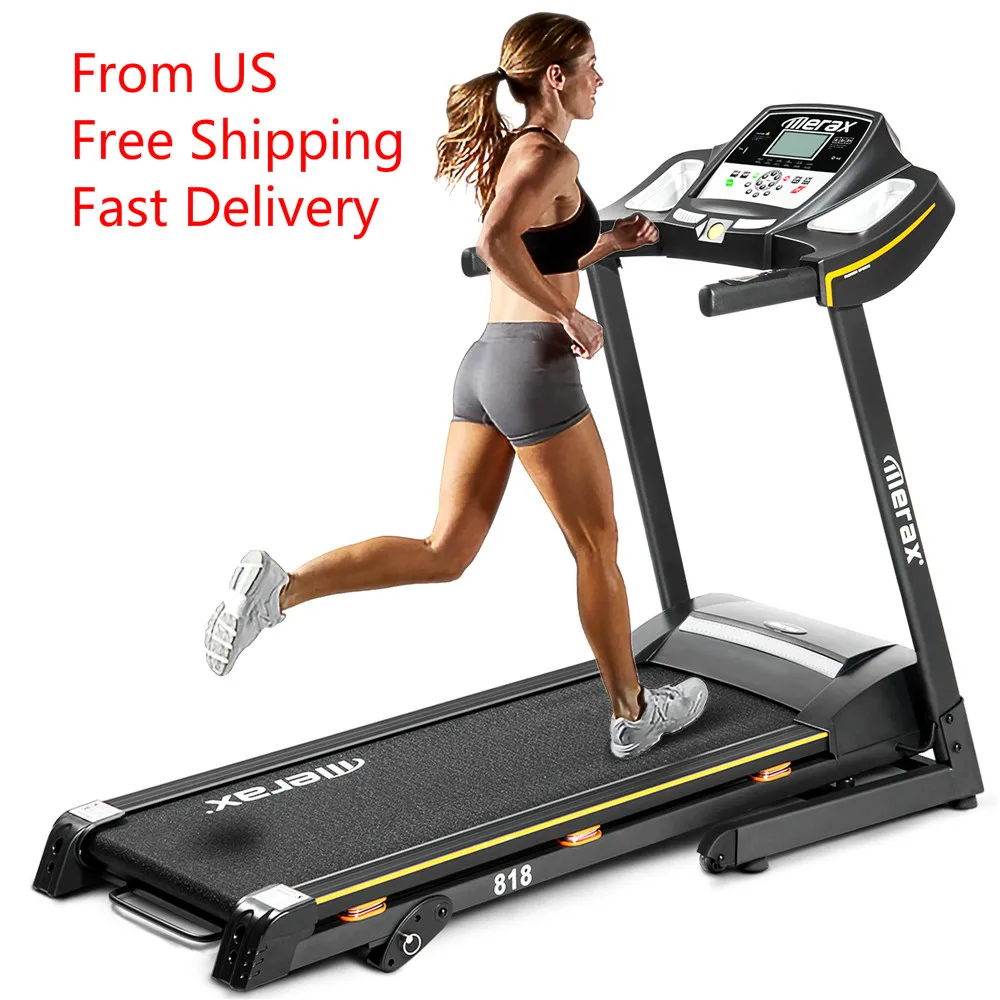 

0-14.8 KM/H Digital Quick Speed 16.5" Treadmill Commercial Electric Folding Treadmill Motorized Running Machine With LED Display