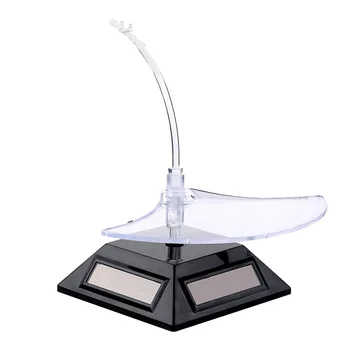 

Illuminated Solar Rotating Jewelry Stand Glasses Display Stand 7 Color Lamp Display Stand Jewelry Photography Black