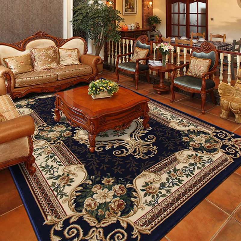

Carpet thickened and large carpet in the window-window hall of the European-style living room tea table sofa bedroom
