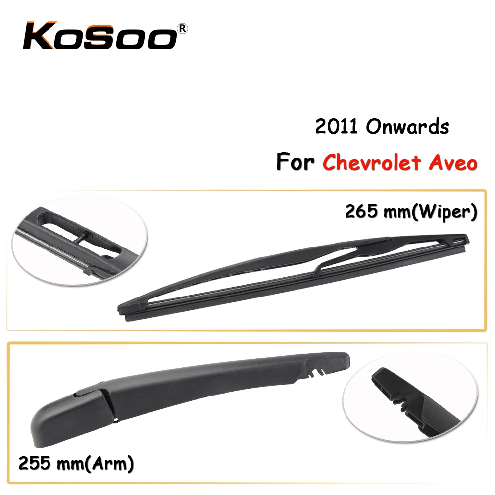 KOSOO Auto Rear Car Wiper Blade For Chevrolet Aveo,265mm 2011 Onwards Rear Window Windshield