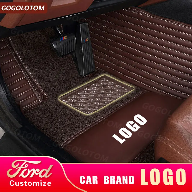 Кожаные автомобильные коврики на заказ для Ford GALAXY Kuga II ESCAPE Van mustang кабриолета купе