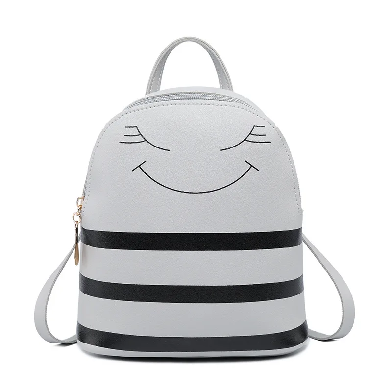 Осенне-зимний Стильный многофункциональный рюкзак со смайликом, сумка на плечо, универсальная сумка на плечо, модная женская сумка
