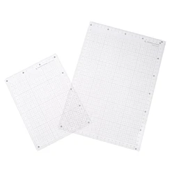 Panneau de règle Transparent A4 A5 B5 pour étudiants, bloc de bureau d'écriture en PVC, tapis de couture à grille, presse papiers à dessin, fournitures de mesure 