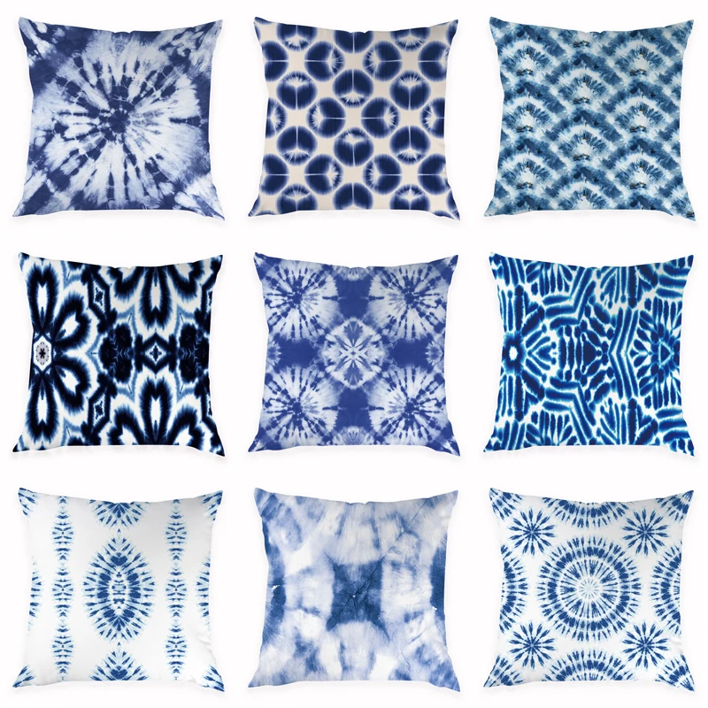 

Printing Pattern Geometry Psychedelic Pillow Cover Decorative Peach Skin Sofa Seat Throw Pillow Case Cushion Cover 45x45cm