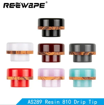 

Original 1pcs random color REEWAPE AS289 810 Resin Drip tip For RDA RTA Atomizer Vape Accessories