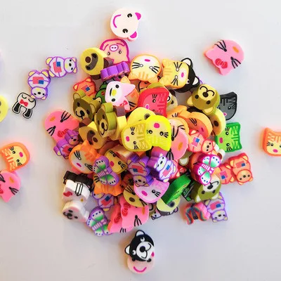 B 50pcs Creative Ceramic Mosaic Tiles Crafts Children Puzzle for DIY Mosaic Making Mixes Heart Animal Flower Irregular Mosaic Tile - Цвет: B