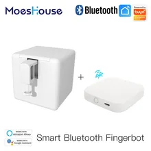 MoesHouse Tuya Smart Bluetooth Fingerbot Switch Button Pusher Smart Life App Voice Control via Alexa, Google Assistant