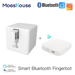 MoesHouse Tuya Smart Bluetooth Fingerbot Switch Button Pusher Smart Life App Voice Control via Alexa, Google Assistant
