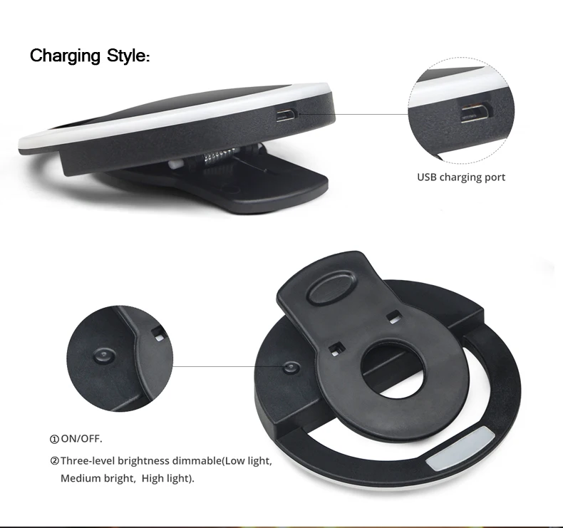 Мобильный телефон селфи кольцо ночник затемняемый макияж лампа для фотосъемки заполняющий свет сотовый телефон свет вспышка объектив освещение