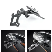 Для DUKE200 DUKE390 держатель номерного знака мотоцикла лицензионный кронштейн ХВОСТ Tidy Fender Eliminator