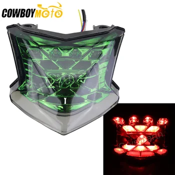 

Green Red Yellow Silver Rear Tail Light Brake Turn Signal Integrated LED Light For Kawasaki Z900 Z650 NINJA 650 ABS 2017 2018