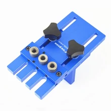 3 в 1 столярная Деревообработка Высокоточный дюбель Джиги набор шаблон для сверления 08450 руководство по сверлению комплект Деревообработка DIY Инструменты