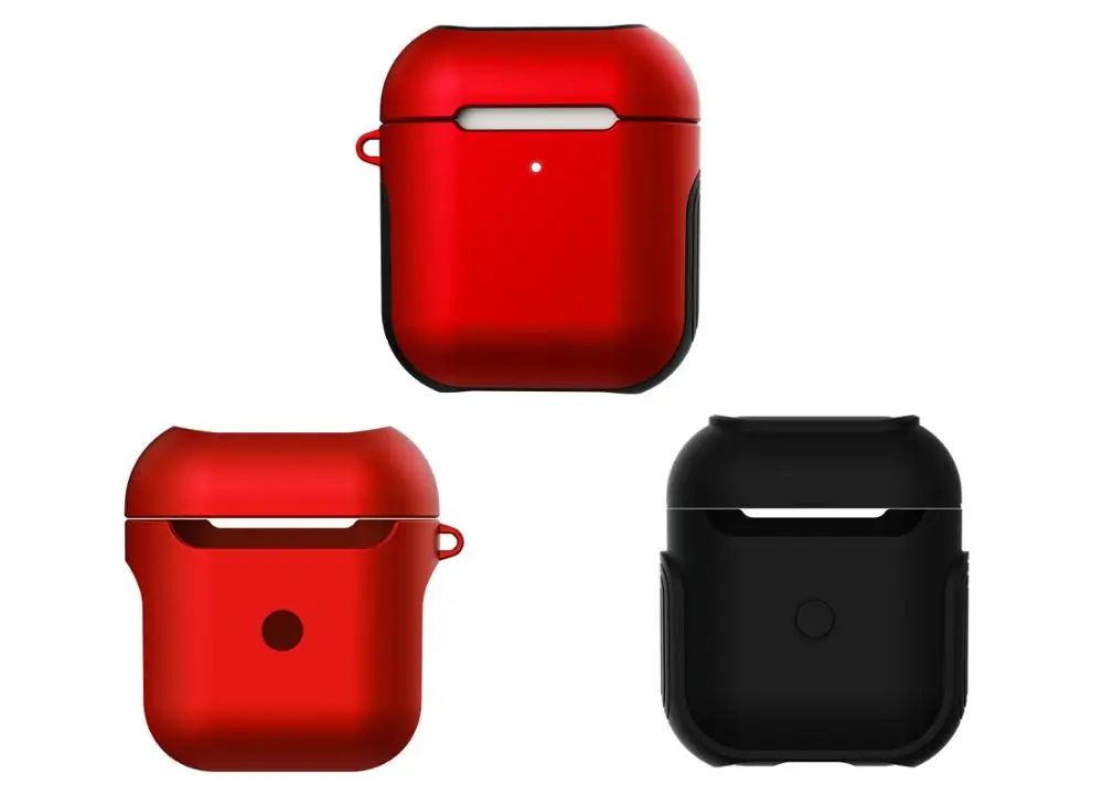 С гальваническим покрытием Жесткий Корпус для наушников оболочка Apple Airpods
