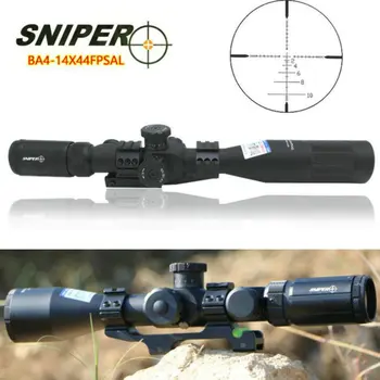

SNIPER BA4-14X44FPSAL FFP First Focal Plane Compact Hunting Trail Rifle Scope red/green Tactical Optical Sight FFP Riflescope