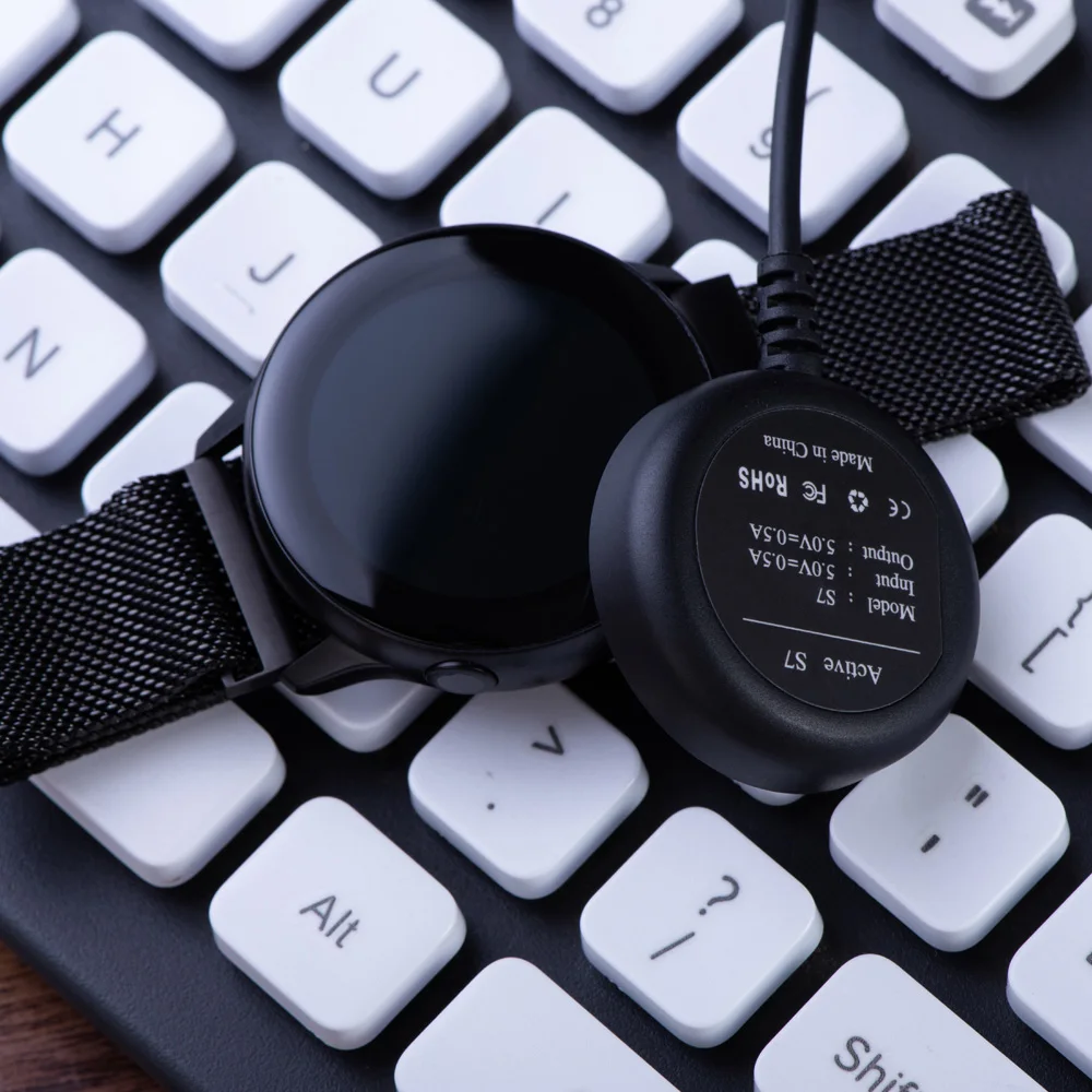 Смарт часы зарядный шнур для Samsung Galaxy Watch 3 41 мм 45 активные 1 2 40 44 практичный usb