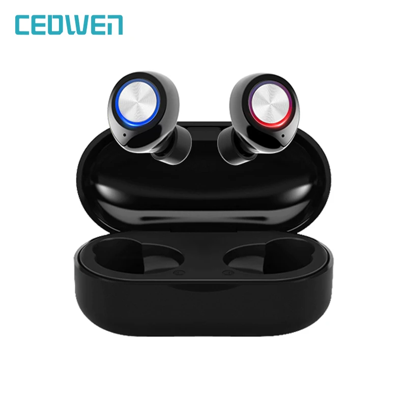 CEOWEN True беспроводные Bluetooth наушники для телефона мини портативные Hifi Звук HD вызов