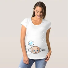 Футболка для беременных женщин,, Забавные Рубашки для беременных, модные рубашки для мам с милым рисунком, рубашки для беременных, топы с короткими рукавами