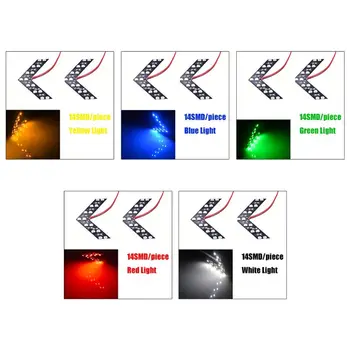 

2x Car Auto Side Rear View Mirror 14-SMD LED Lamp Turn Signal Light Accessories Y51C