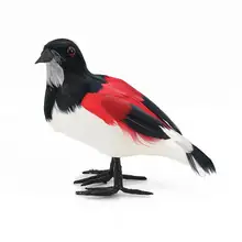 Искусственное Птичье пенное перо птица украшение инновационный перо кукла для газонов животное сад искусственная птица садоводство украшение