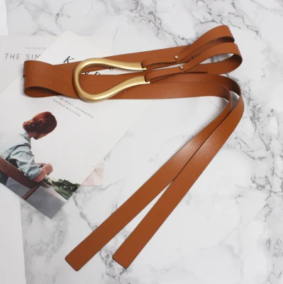 Big buckle PU leathe