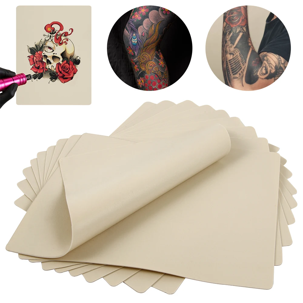 3-5-8-10-15pcs-20x15cm-Tattoo-Practice-Skin-Synthetic-Blank-Tattoo-Practice-Skin-Sheet-for