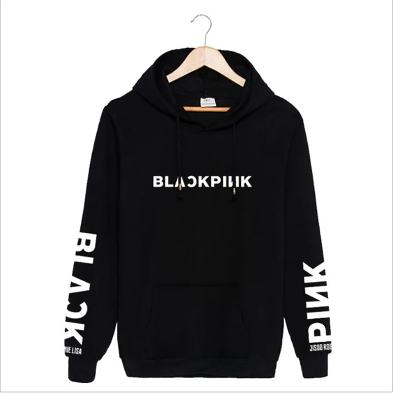REVERIEUOMO унисекс модные толстовки свитшоты Blackpink KPOP с длинным рукавом шляпа одежда пуловеры свитши