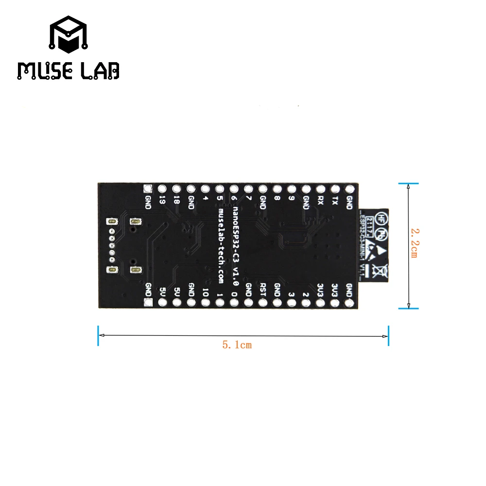 NanoESP32-C3   RISC-V ESP32-C3 , WiFi/BLE ESPRESIF IOT 