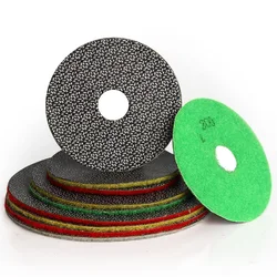 Upgraded Electroplated Flexible Polishing Pads Diamond Hand Glass Granite Marble For Sanding Polishing Surfaces