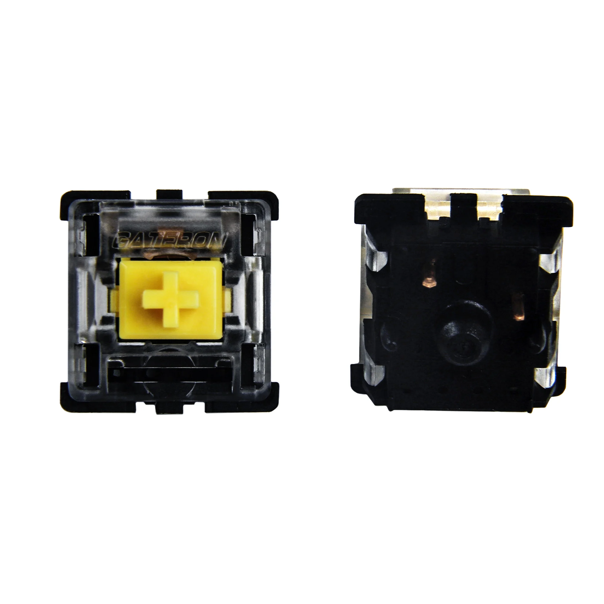 Gateron 10 Switch Meccanici Trasparenti MX 3 Pin Marroni – Compatibili Cherry MX, Per Tastiera Meccanica Fai Da Te, PCB E Piastra - 4