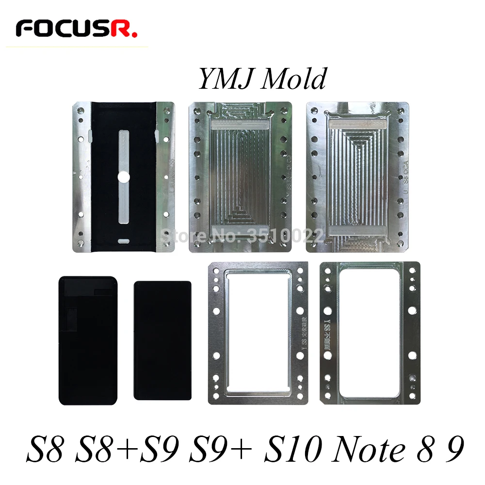 Внешнее стекло для ЖК экрана OCA ламинирующая форма Samsung S8 G950 + G955 S9 G960 G965 S10 G973 TBK YMJ Q5