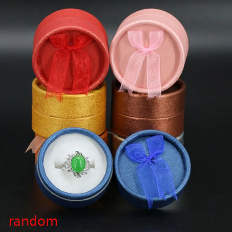 1PC Random jewelry Organizer Box Ring for Earring Necklace Bracelet Box Holder jewelry Organizer Box Engagement Ring Box
