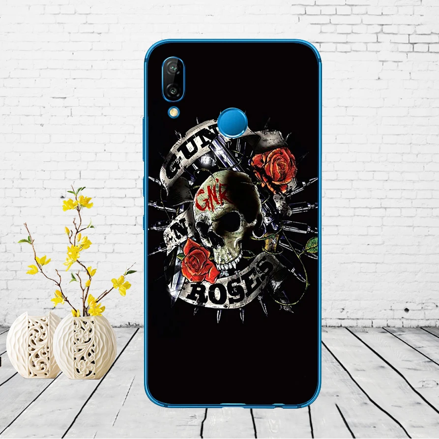 35DD guns n roses Мягкий силиконовый чехол для Huawei P9 P10 P20 P30 Lite mate 10 20 PRO lite p smart чехол