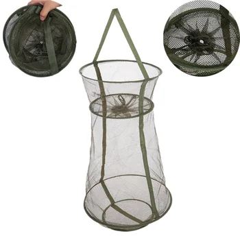 

Outdoor Folding Round Fishing Net 3 Layer Nylon Fish Shrimp Net Fishing Shrimp Net Outdoor Fishing Catching Accessories