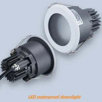 주방 샤워 호텔 샤워용 LED 욕실 오목한 안개 조명 IP65, 8W12W 방수