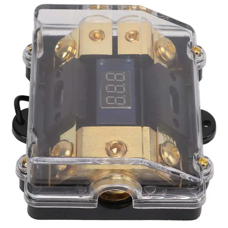 Blocco Distribuzione Alimentazione Auto - 1 Ingresso 0GA, 3 Uscite 4GA, Per Impianti Audio