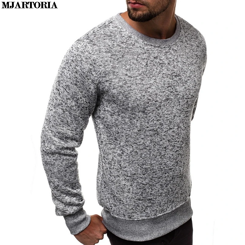MJARTORIA Soild O-Neck Sweater Men'S Casual Winter Long Sleeve Pullover Fashion Sweatshirt Simple Wild Men'S Clothing Tops New MJARTORIA Soild O-Neck Sweater Men'S Casual Winter Long Sleeve Pullover Fashion Sweatshirt Simple Wild Men'S Clothing Tops New