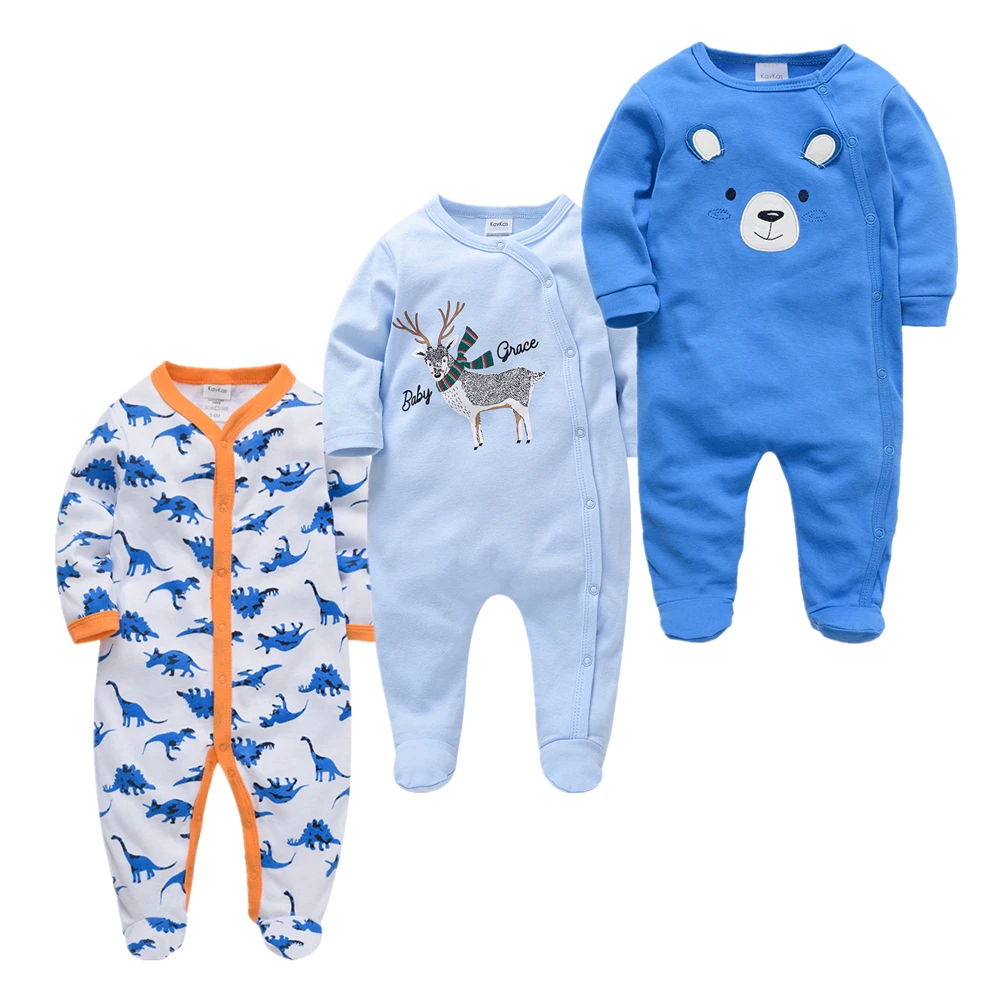 

3pcs Roupas bebe de Baby Girl Boy Pijamas bebe fille Cotton Breathable Soft ropa bebe Newborn Sleepers Baby Pjiamas