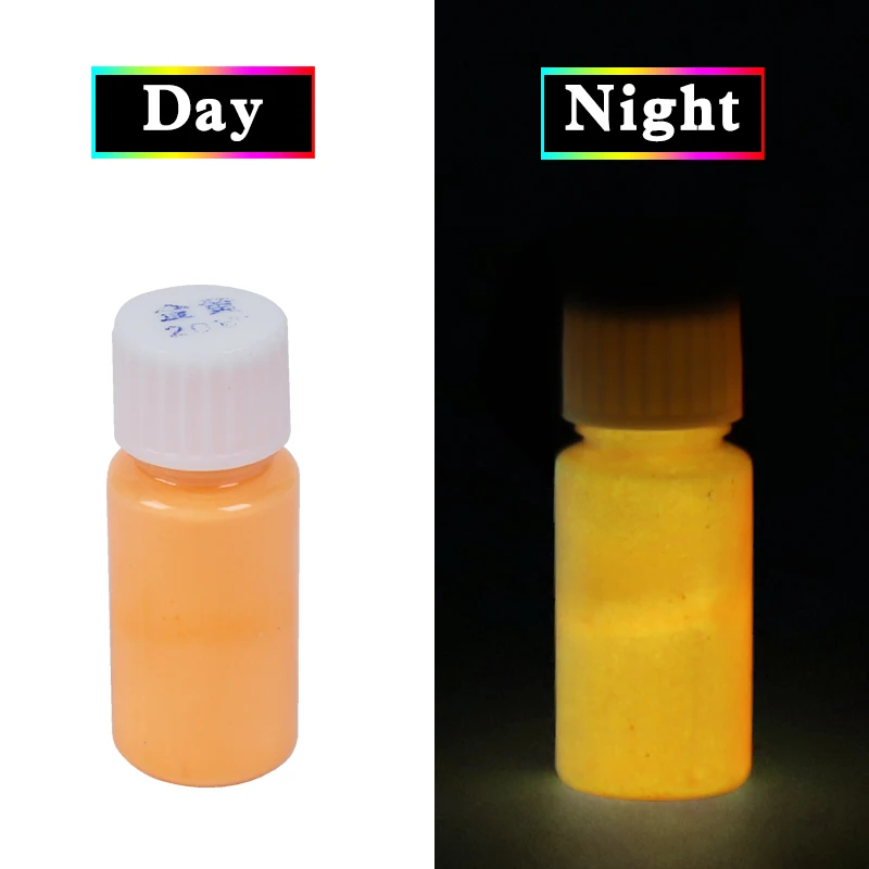 Gold Glow In The Dark Luminous Sand Acrylic Fluorescent Paint Party
