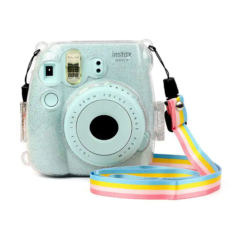 Transparent Camera Case Crystal Clear Bag Compatible For Fujifilm Instax Mini 9 Mini 8 Mini 8 Instant Film Camera With Strap Camera Video Bags Aliexpress