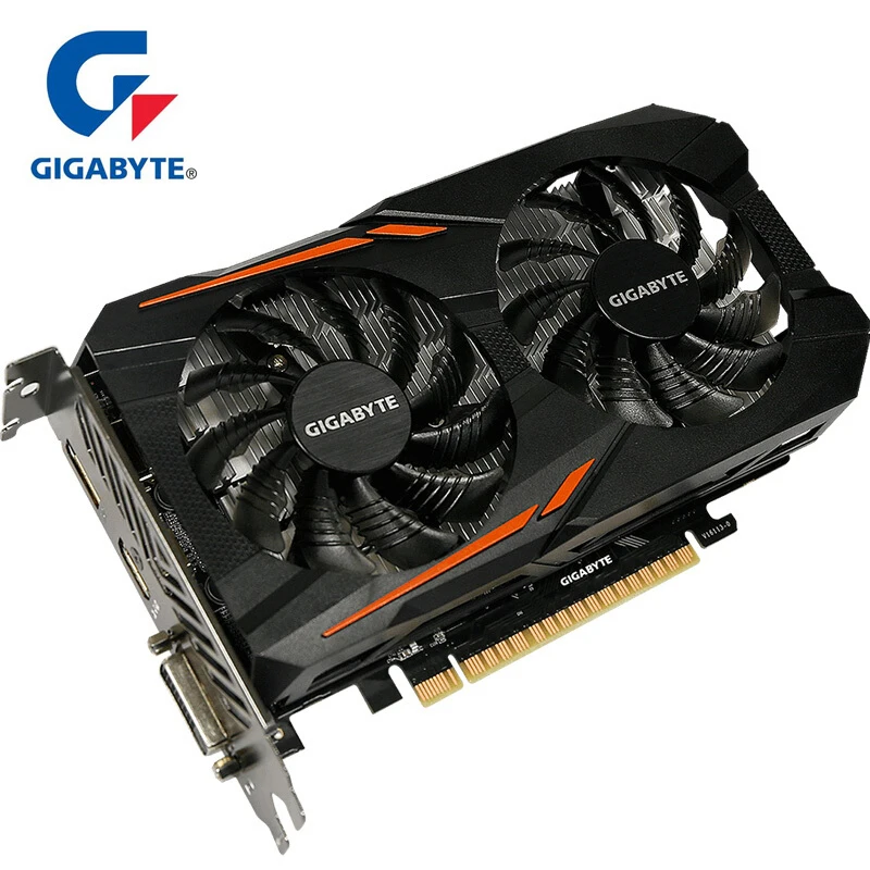 

Gigabyte Graphics Card GTX1050 CN Card Video Cards gtx 1050 GPU 2GB GDDR5 128 Bit with NVIDIA GeForce for PC Used Card