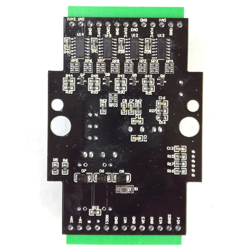 4AI/4AO 0-20MA/4-20MA/0-5V 4 Road Analog Input Output Data Acquisition Module RS485 MODBUS 12 bit Industrial grade AD/DA chip