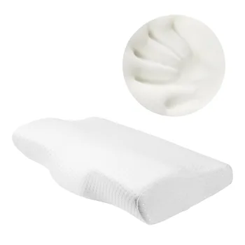 

Memory Foam Bedding Pillow Neck protection Slow Rebound Memory Foam Butterfly Shaped Pillow Health Cervical Neck size in 50*30CM