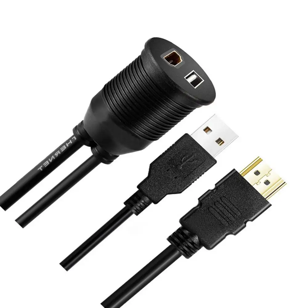 Кабель USB2.0 провод 1 м Automoble электронные аксессуары мотоцикл корабль приборной панели USB кабели