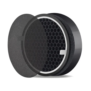 

Filterhualv Replacement Air Filter for LEVOIT LV-H132 Air Purifier True HEPA and Activated Carbon Filters Set