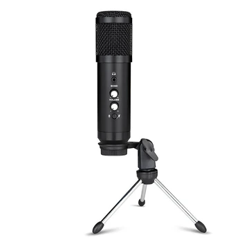 

USB Microphone Condenser Recording Microphone with Stand for Computer Phone PC Skype Studio Karaoke Mic Commute